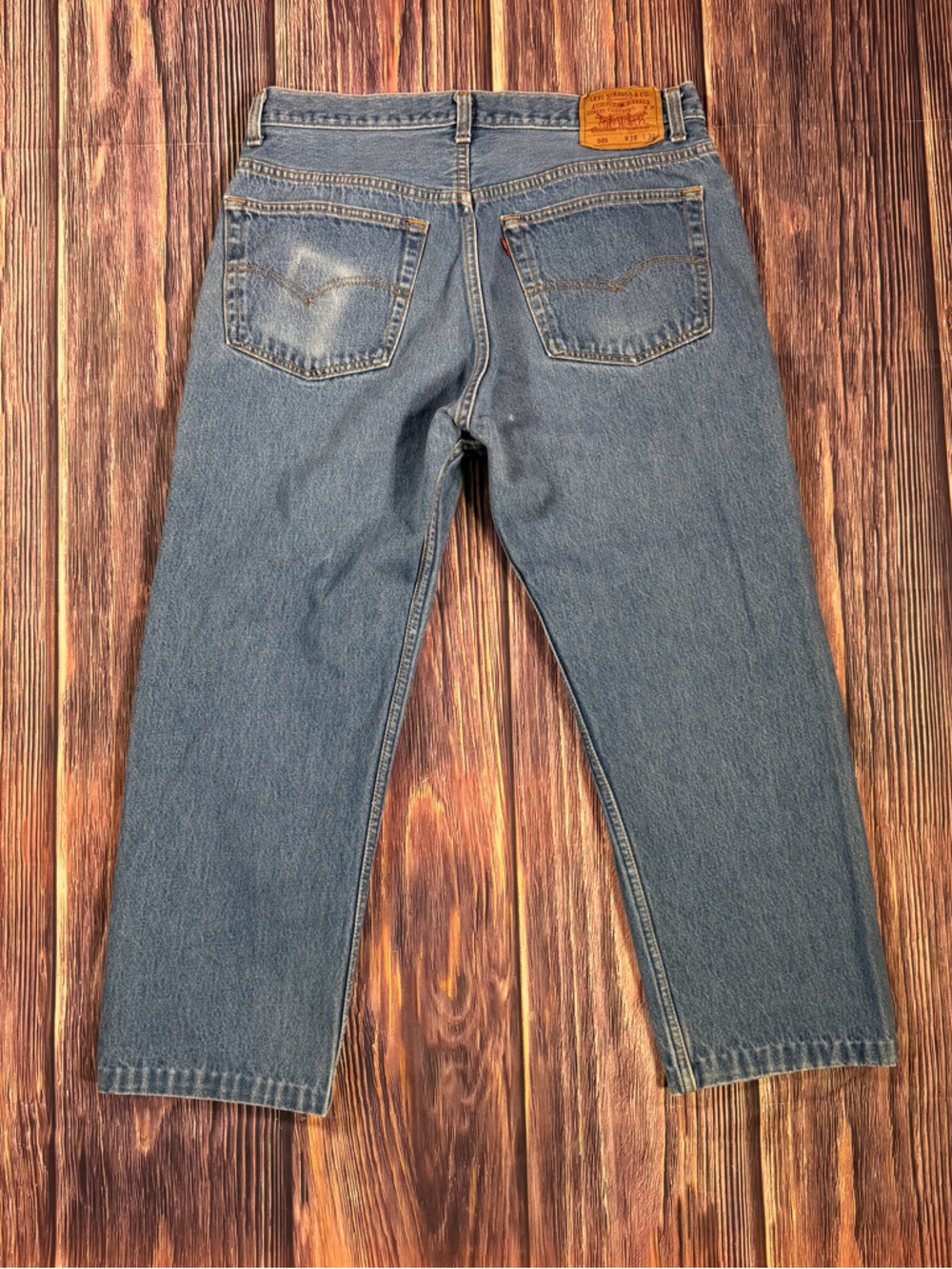LEVIS 90s Vintage Levi's 501 Men's‎ Distressed Worn In Button Fly Jeans Cropped